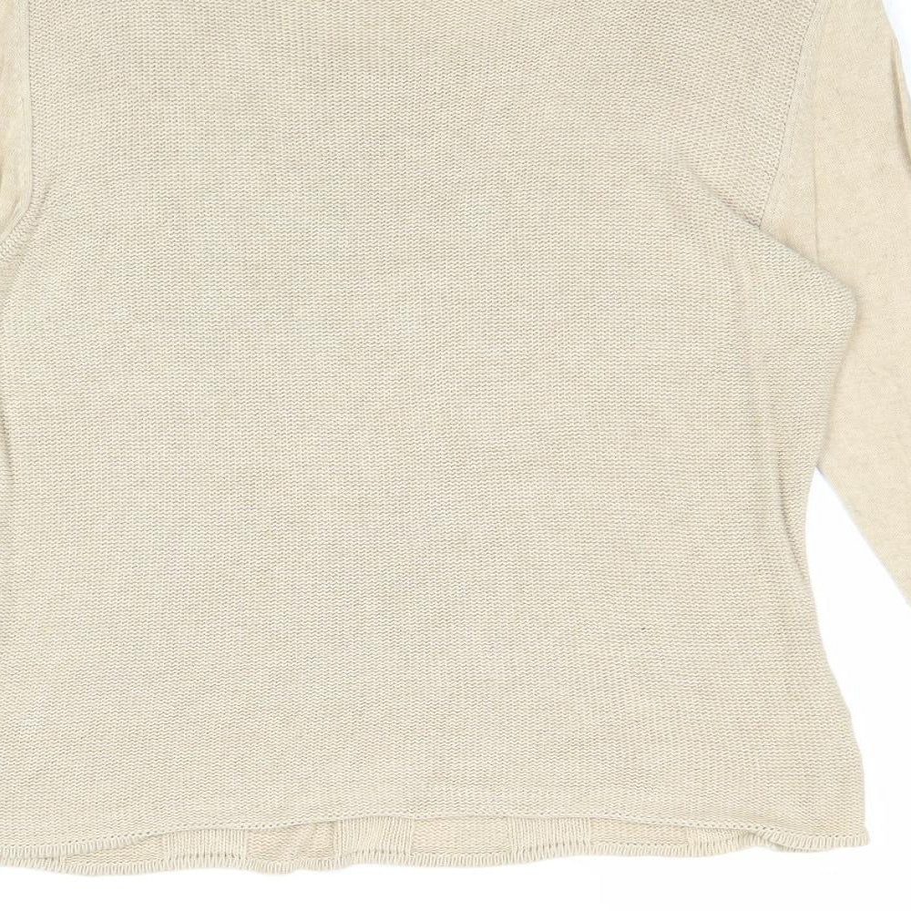 Womens UK Size L Country Casuals Beige Pullover Jumper