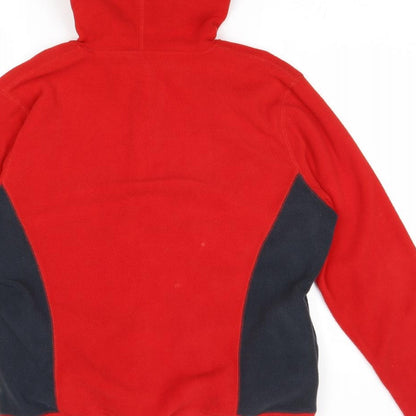 Sea of Sky Mens Red Polyester Full Zip Hoodie Size L - I Love NZ