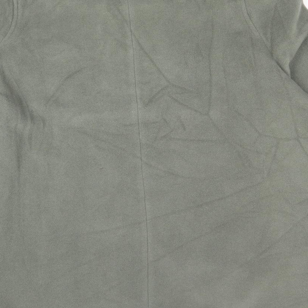 Womens UK Size 16 EWM Green Overcoat