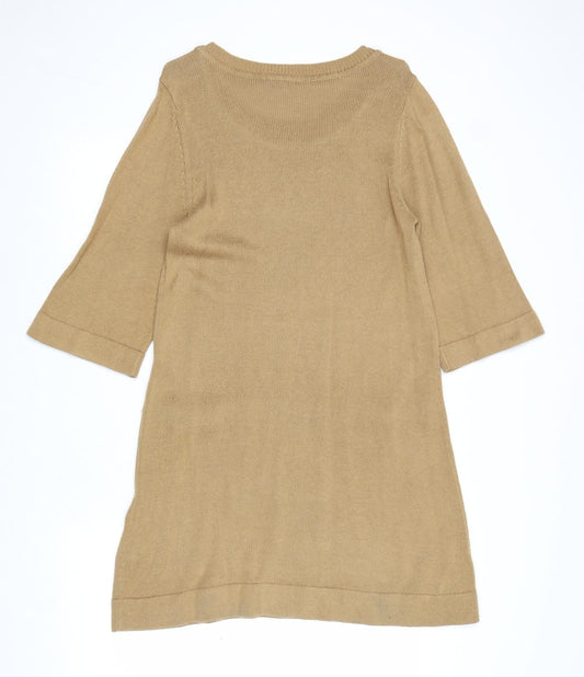 Womens UK Size M H&M Brown Pullover Jumper