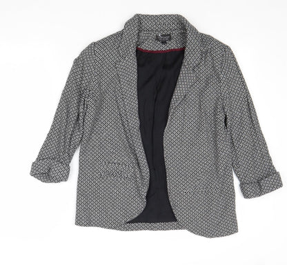 Womens UK Size 10 Topshop Black Jacket