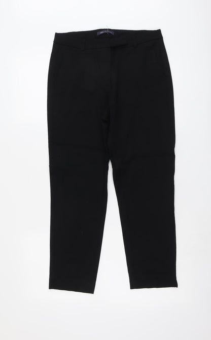 Womens UK Size 10 Marks and Spencer Regular Fit  Black Trousers