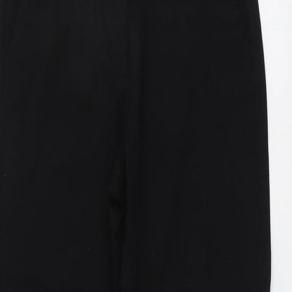 Womens UK Size 10 Marks and Spencer Regular Fit  Black Trousers