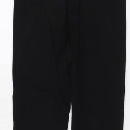 Womens UK Size 10 Marks and Spencer Regular Fit  Black Trousers