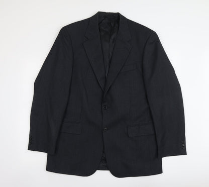 Mens UK Size L Wellington Regular Grey Suit Jacket