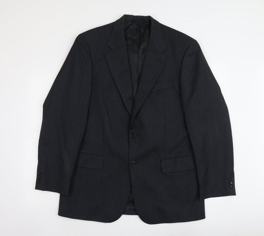 Mens UK Size L Wellington Regular Grey Suit Jacket