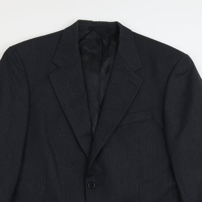 Mens UK Size L Wellington Regular Grey Suit Jacket
