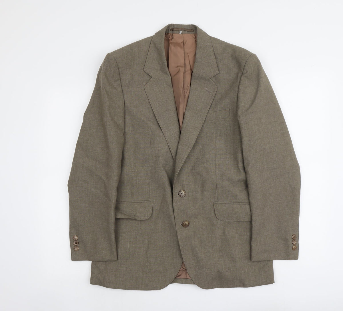 Mens UK Size S Varteks Regular Beige Suit Jacket