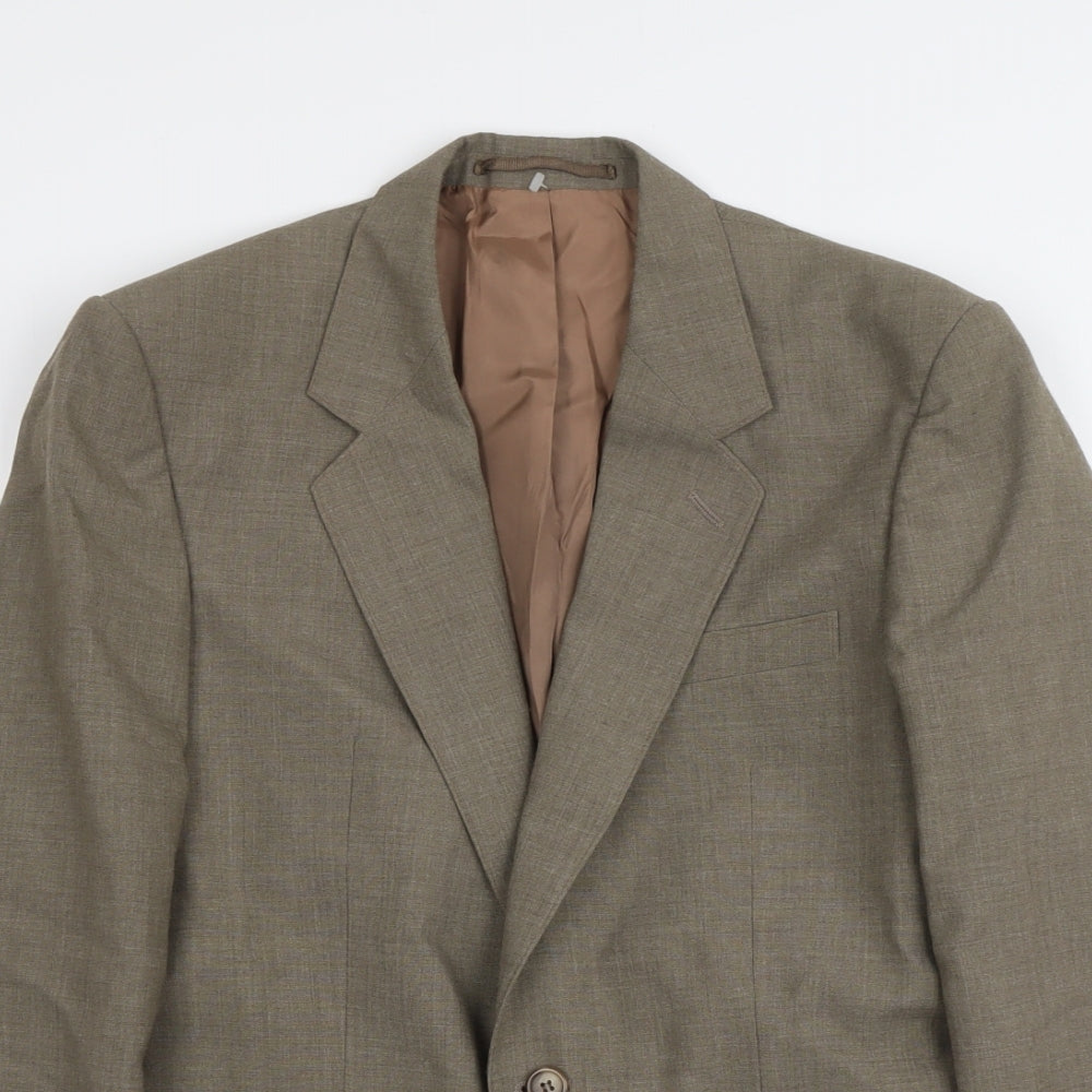 Mens UK Size S Varteks Regular Beige Suit Jacket