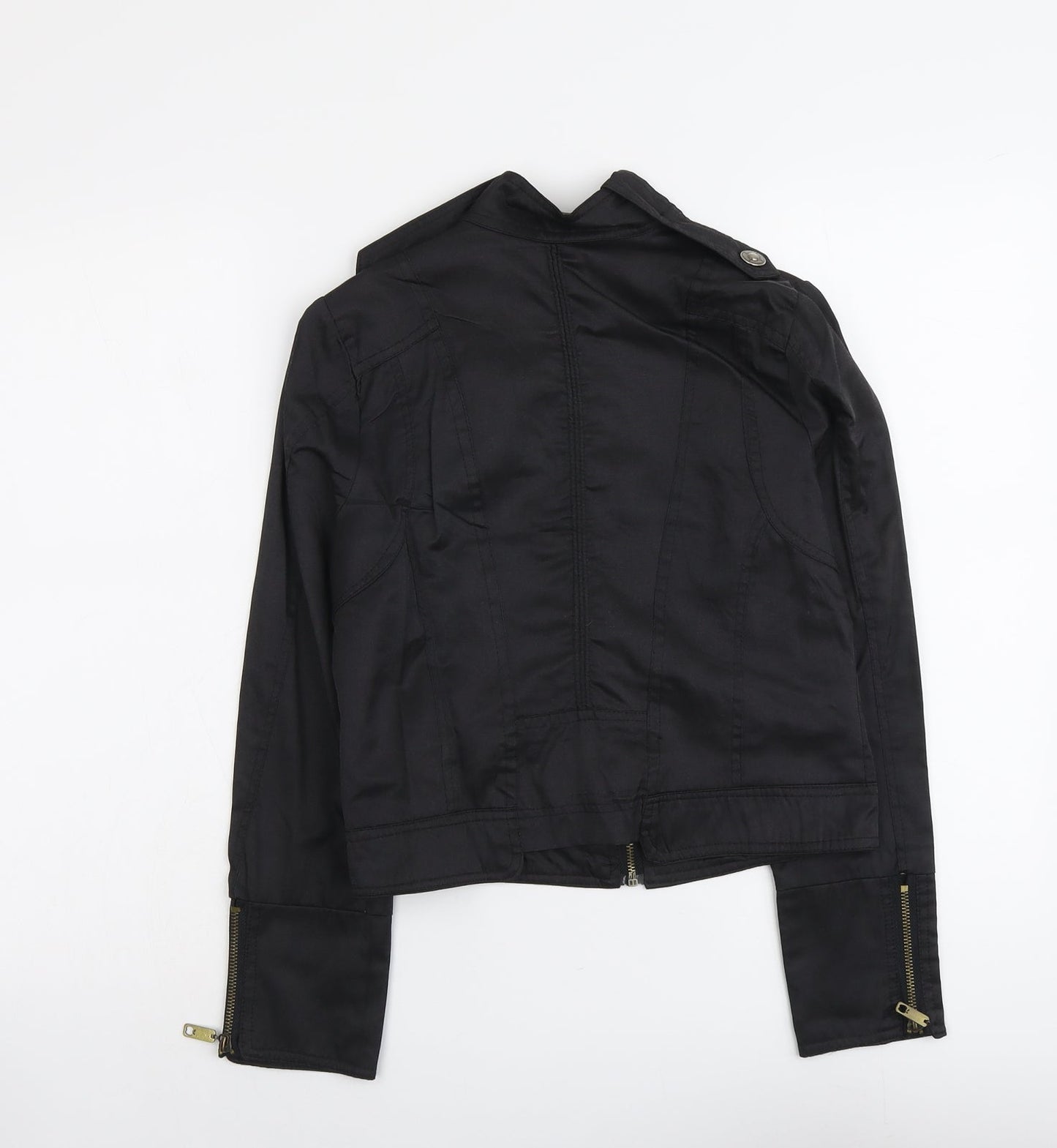 Womens UK Size 4 Zara Black Jacket