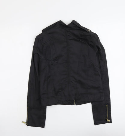 Womens UK Size 4 Zara Black Jacket