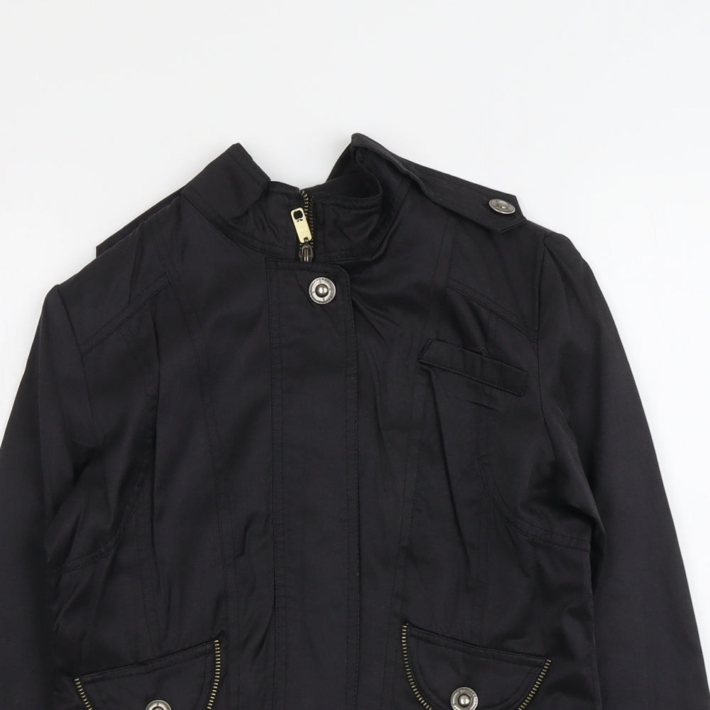 Womens UK Size 4 Zara Black Jacket