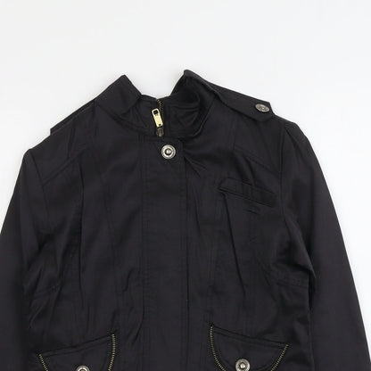 Womens UK Size 4 Zara Black Jacket