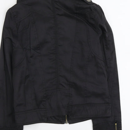 Womens UK Size 4 Zara Black Jacket