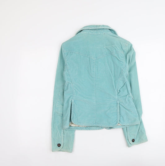 Gap Womens Blue Jacket Size 4 Button