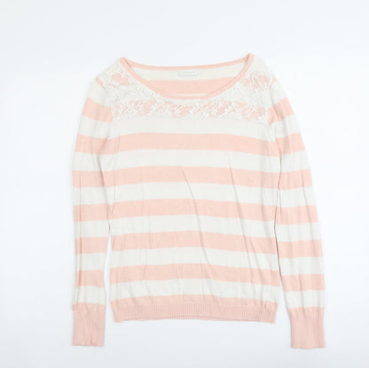 Womens UK Size M Nicole Pink Pullover Jumper