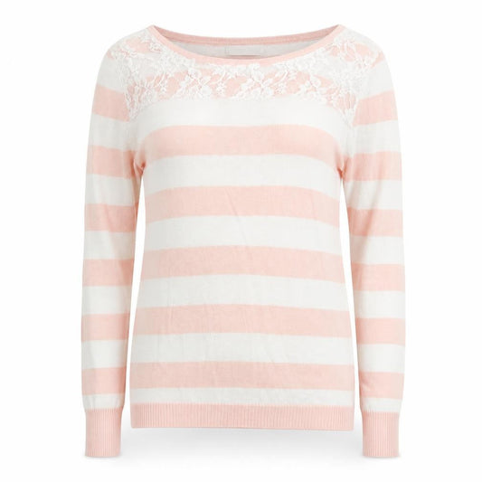 Womens UK Size M Nicole Pink Pullover Jumper