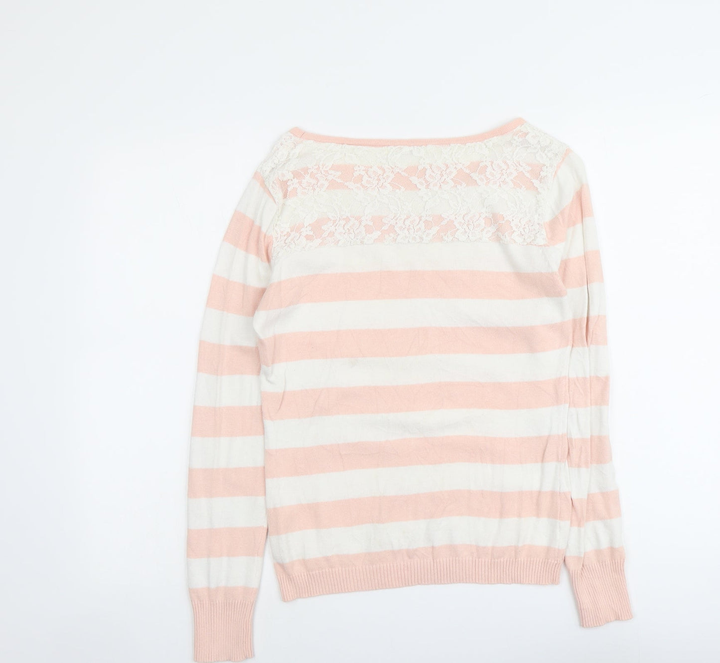 Womens UK Size M Nicole Pink Pullover Jumper