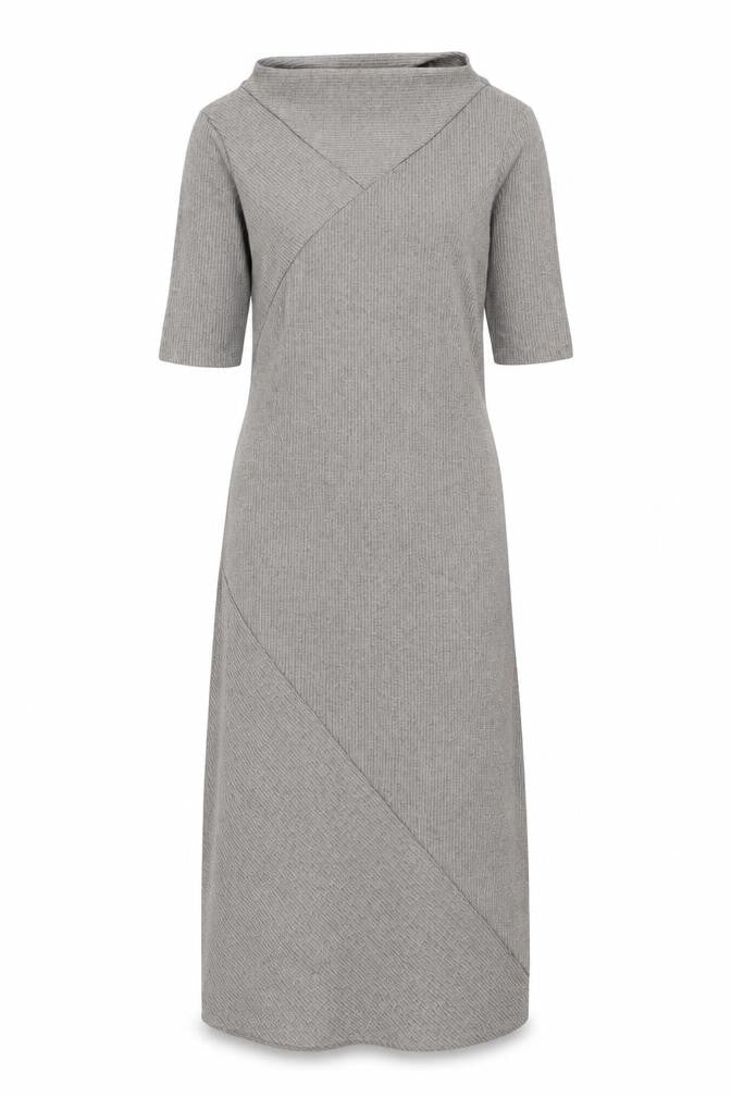 H&M Womens Grey Viscose A-Line Size 6 Boat Neck Pullover
