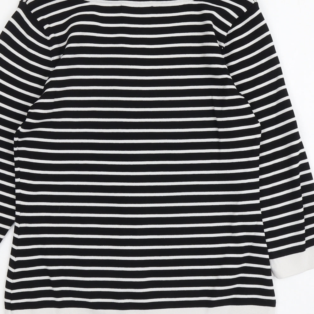Womens UK Size XS Sky Black Pullover Jumper