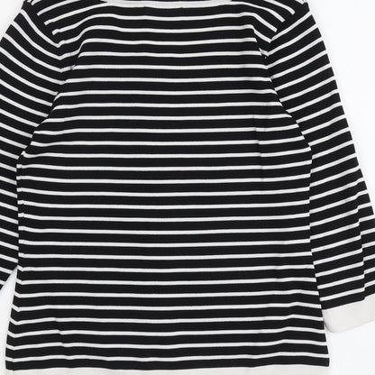 Womens UK Size XS Sky Black Pullover Jumper