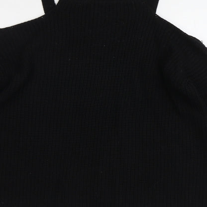 Womens UK Size M New Look Black Pullover Jumper