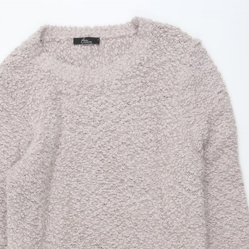 Womens UK Size L Bonmarché Pink Pullover Jumper