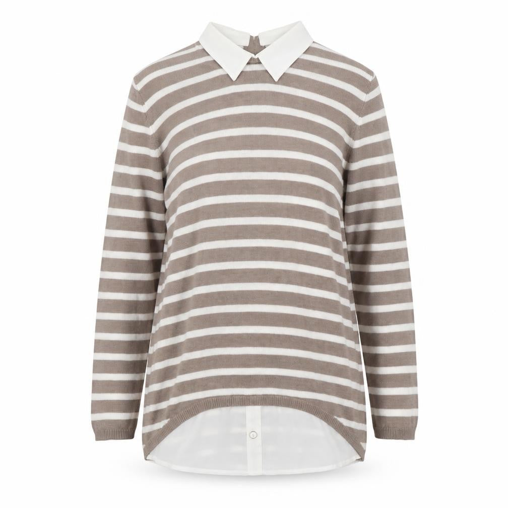 Womens UK Size 10 Atmosphere Beige Pullover Jumper