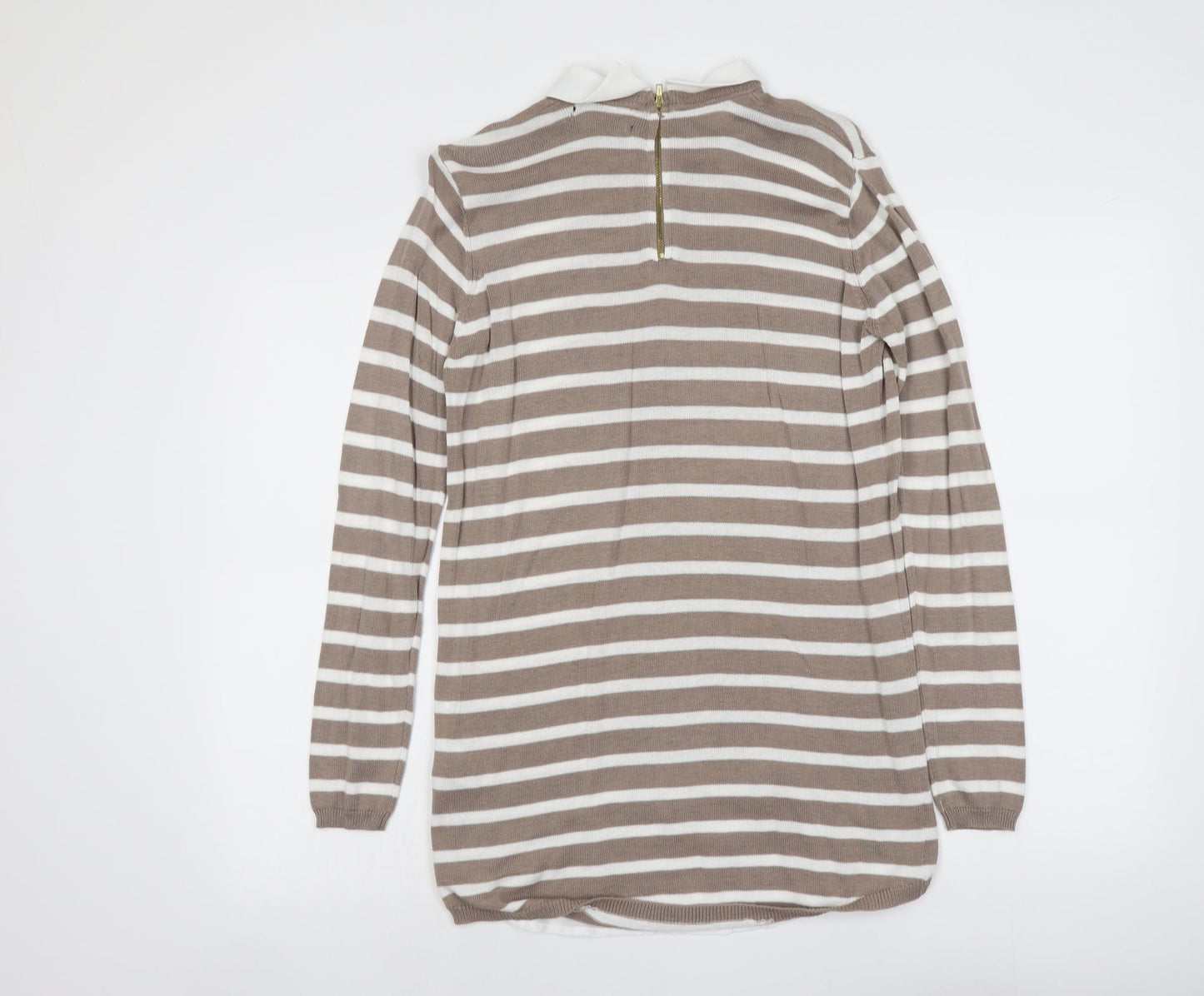 Womens UK Size 10 Atmosphere Beige Pullover Jumper