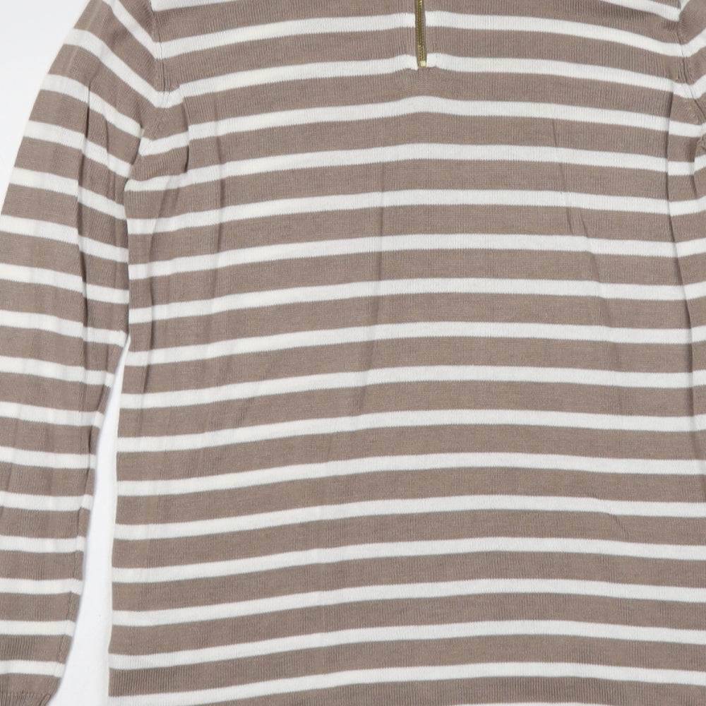 Womens UK Size 10 Atmosphere Beige Pullover Jumper