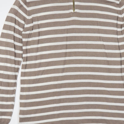 Womens UK Size 10 Atmosphere Beige Pullover Jumper