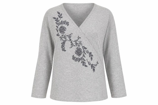 Womens UK Size XL Signature Grey Pullover Jumper