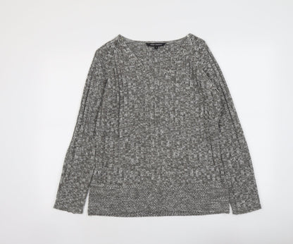 Womens UK Size L Ellie Louise Grey Pullover Jumper