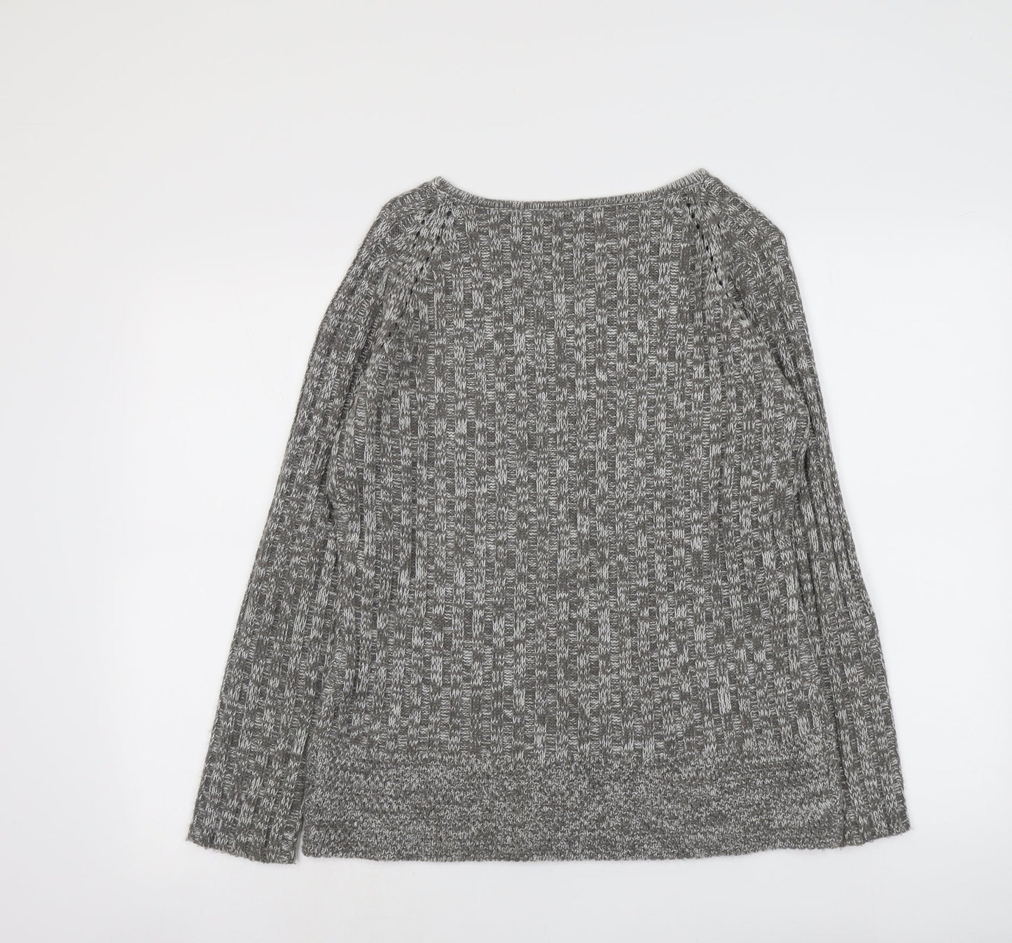 Womens UK Size L Ellie Louise Grey Pullover Jumper