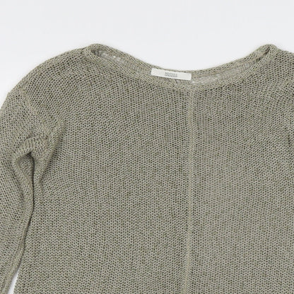 Womens UK Size 10 Marks and Spencer Green Pullover Jumper