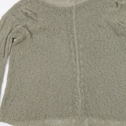 Womens UK Size 10 Marks and Spencer Green Pullover Jumper