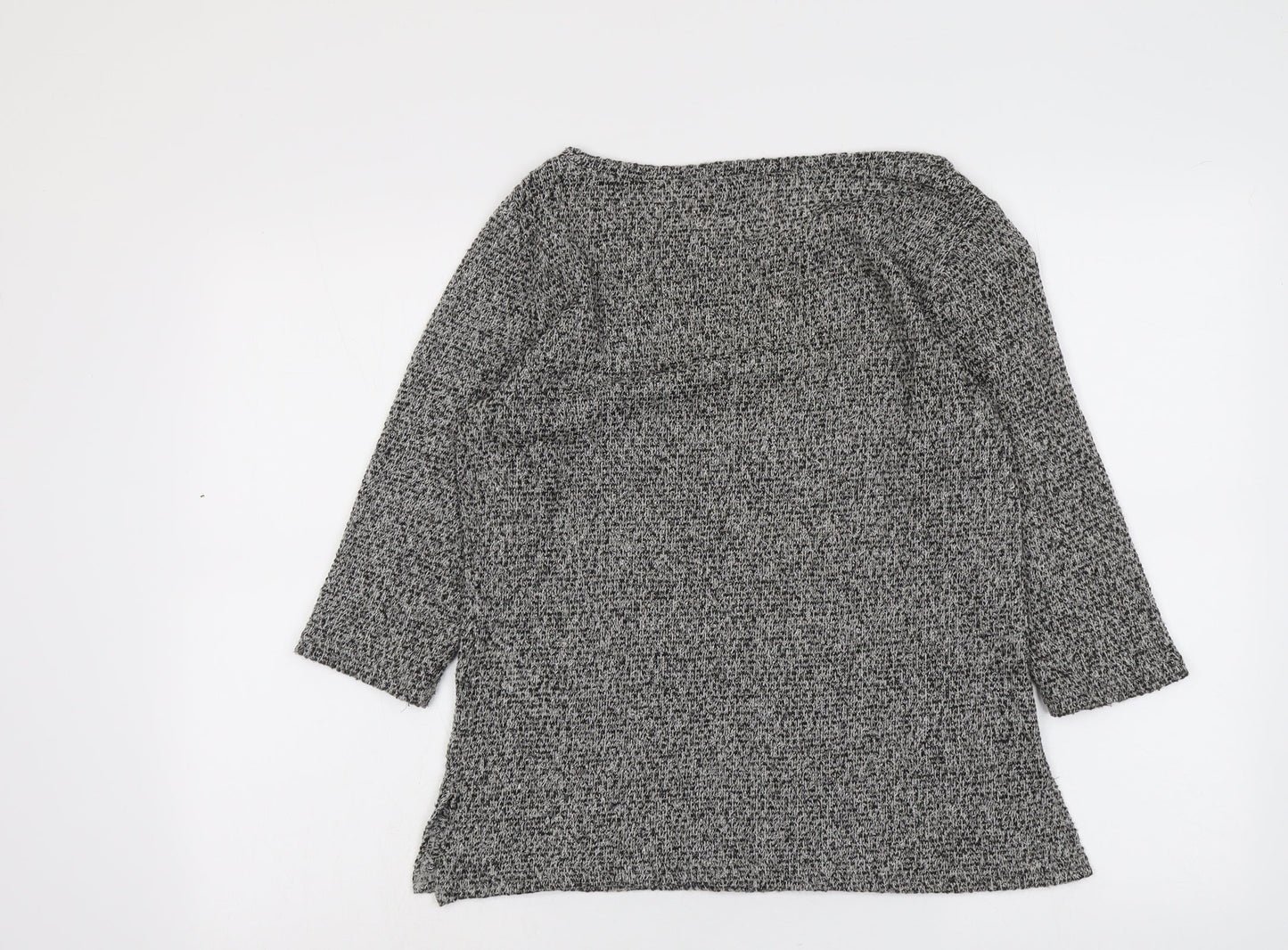 Womens UK Size 10 New Look Grey Pullover Jumper