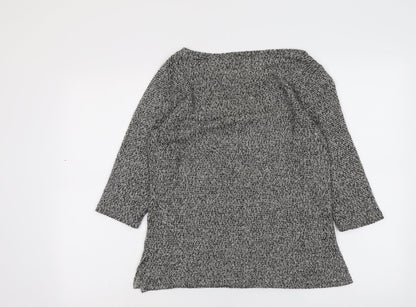 Womens UK Size 10 New Look Grey Pullover Jumper
