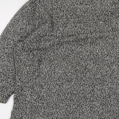 Womens UK Size 10 New Look Grey Pullover Jumper