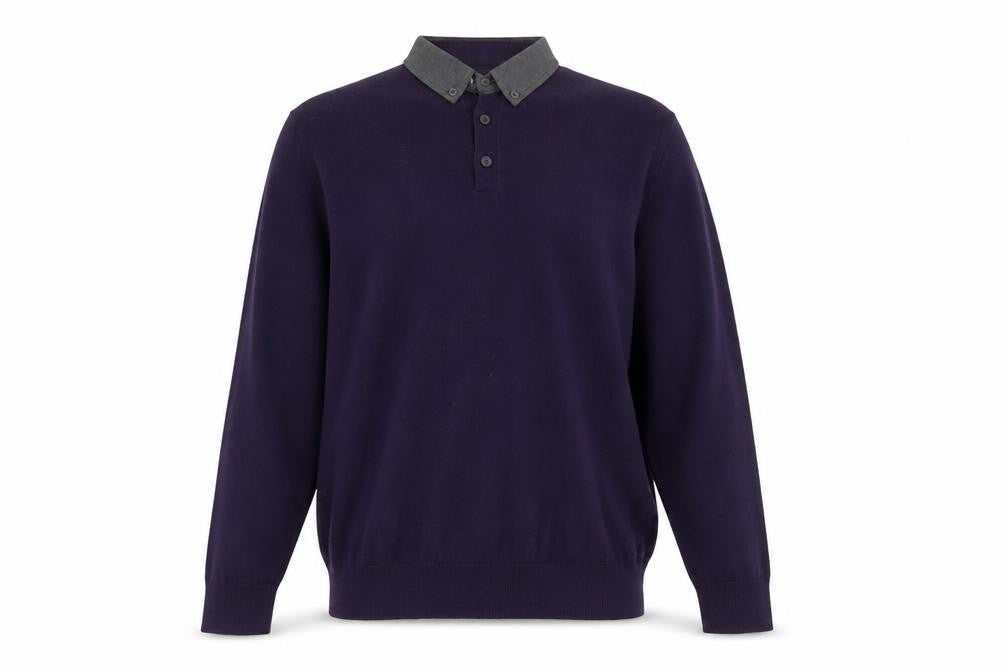 Mens UK Size M Matalan Purple Pullover Jumper