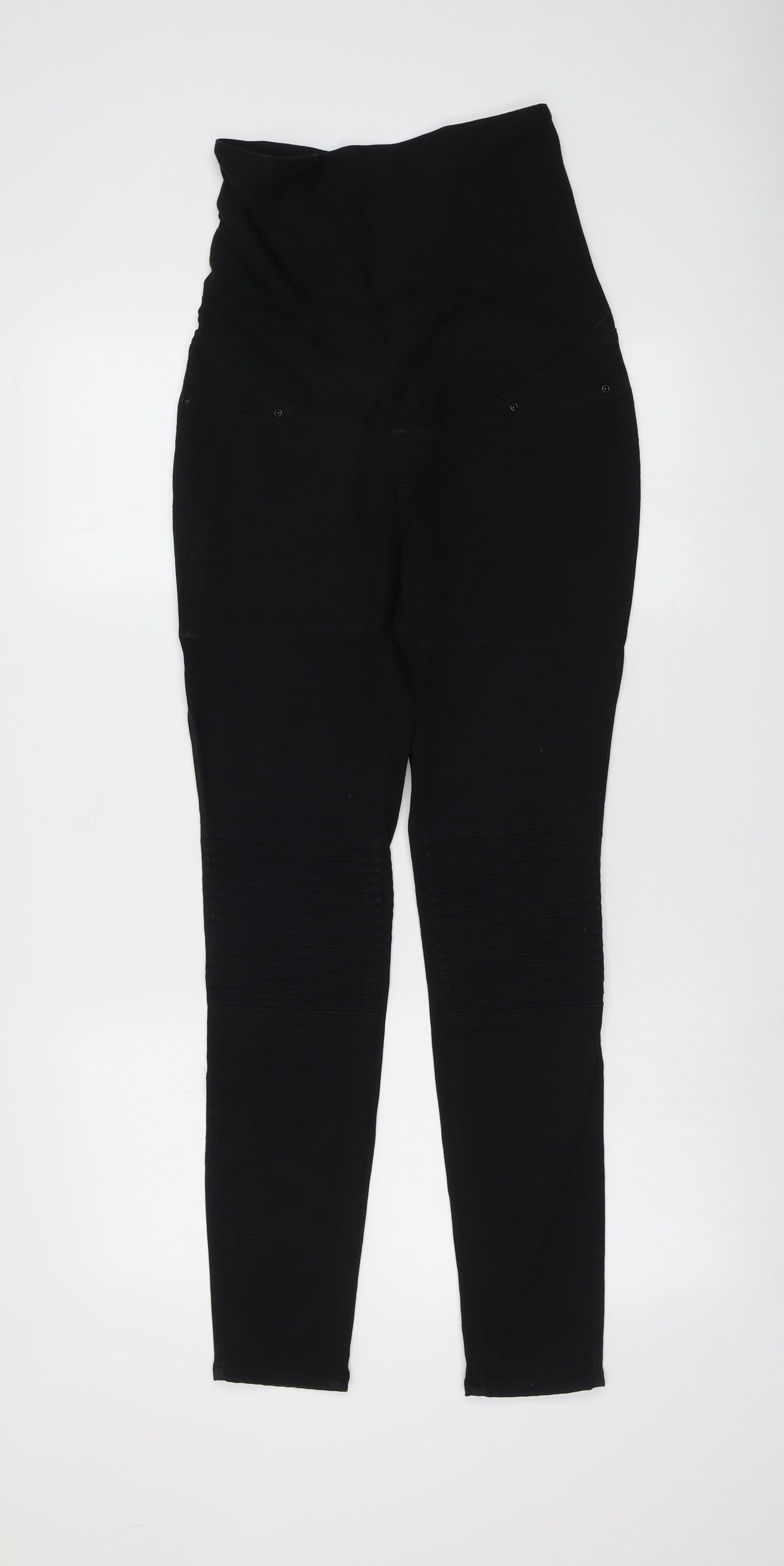 Womens UK Size S H&M Regular Fit Skinny Black Jeans