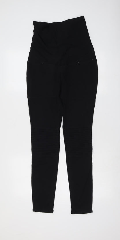 Womens UK Size S H&M Regular Fit Skinny Black Jeans