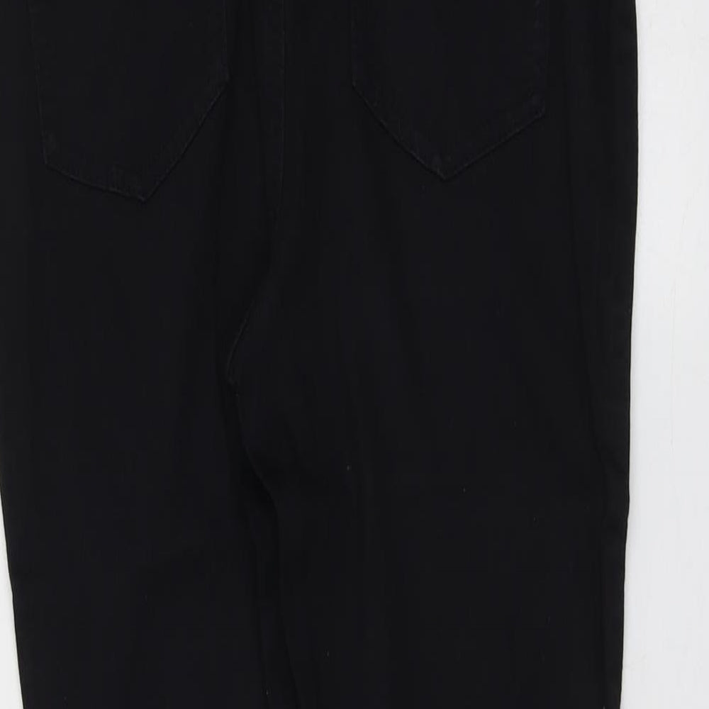 Womens UK Size S H&M Regular Fit Skinny Black Jeans