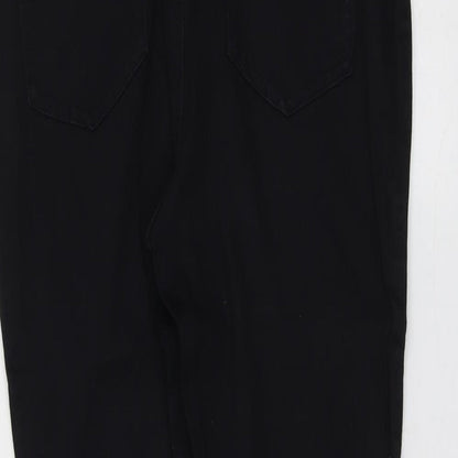 Womens UK Size S H&M Regular Fit Skinny Black Jeans