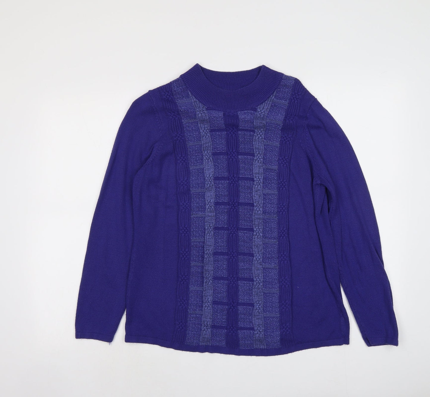 Womens UK Size M Bonmarché Blue Pullover Jumper