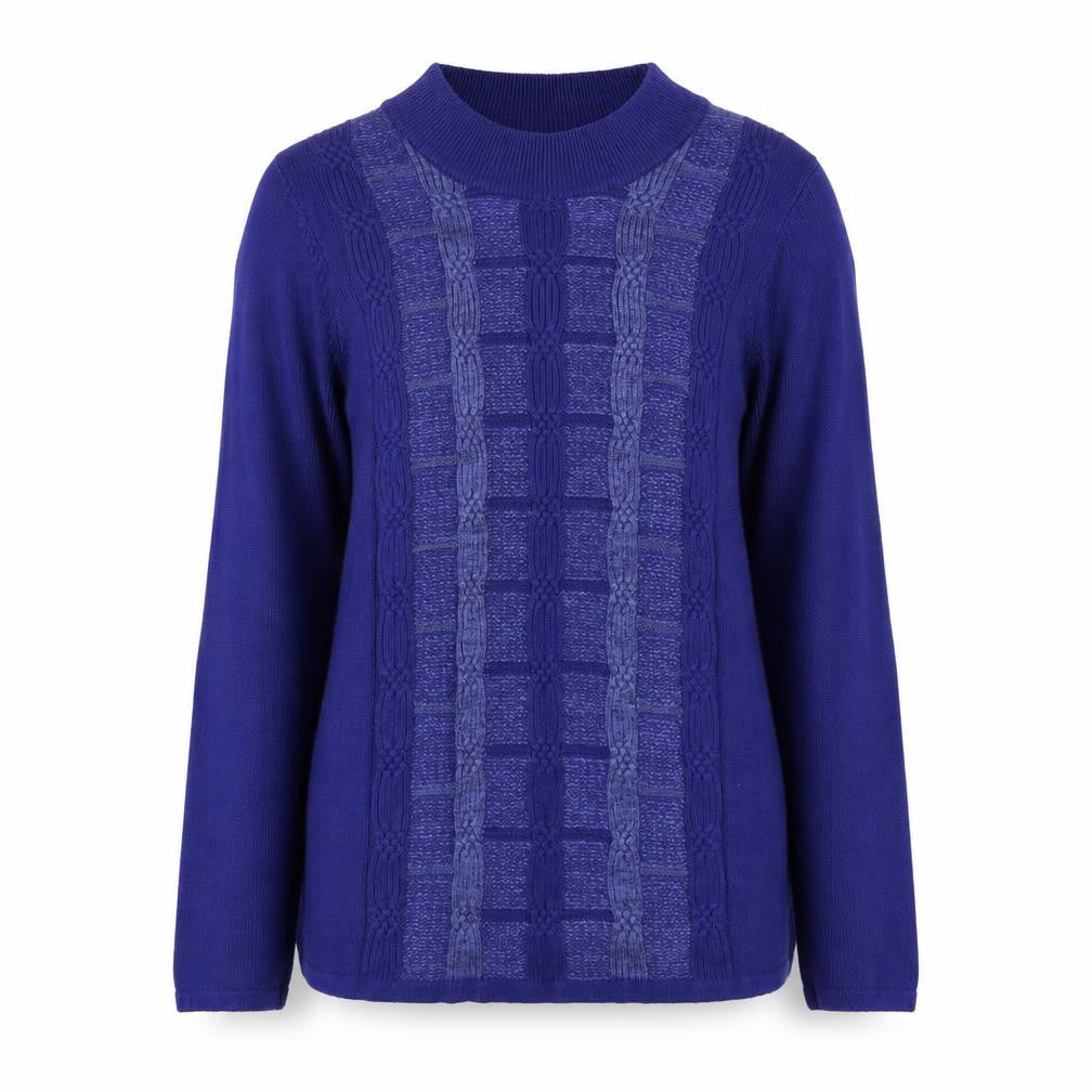 Womens UK Size M Bonmarché Blue Pullover Jumper