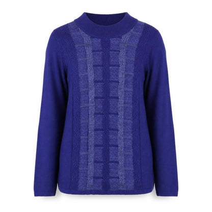 Womens UK Size M Bonmarché Blue Pullover Jumper