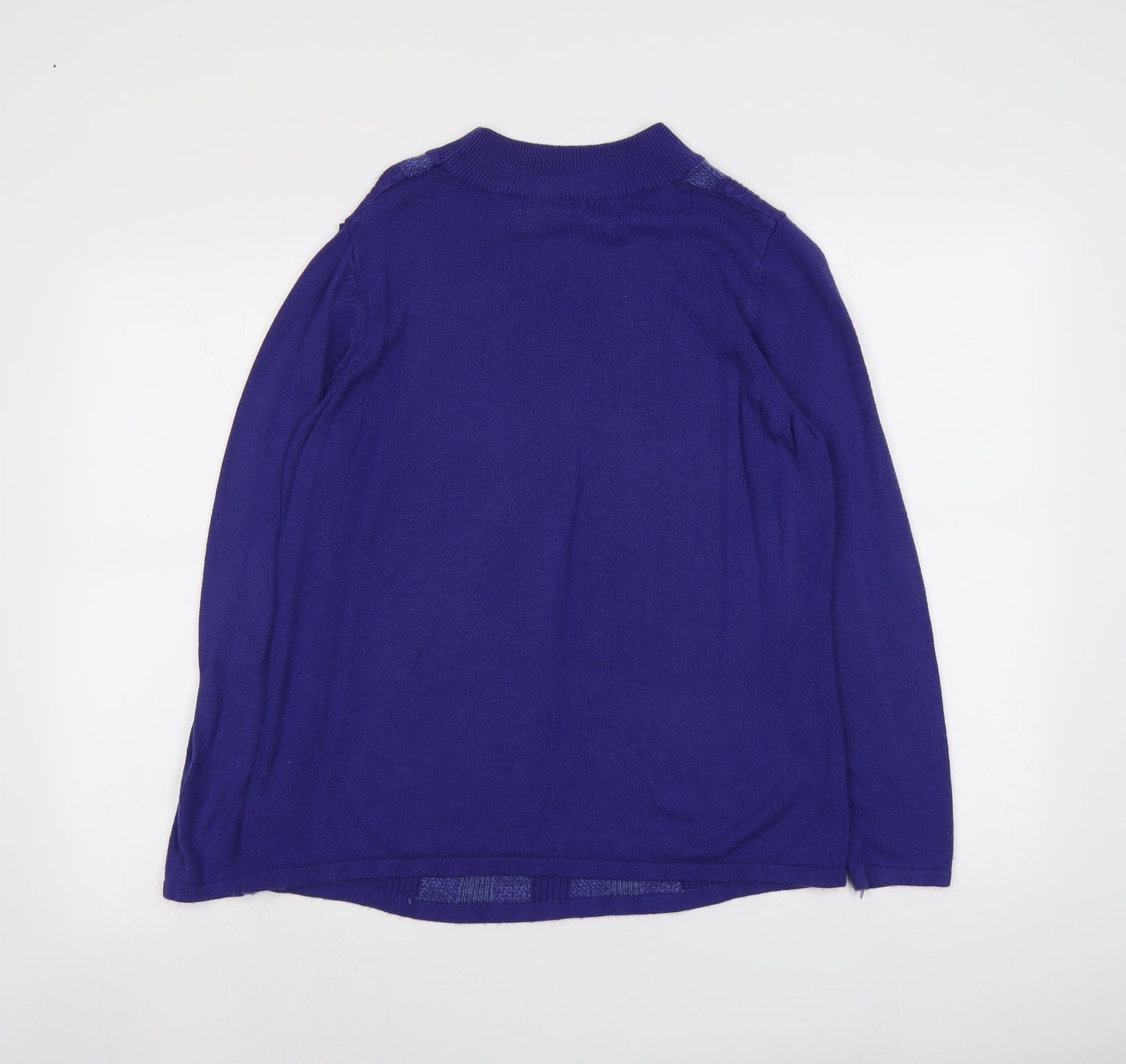 Womens UK Size M Bonmarché Blue Pullover Jumper