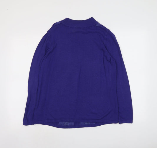 Womens UK Size M Bonmarché Blue Pullover Jumper