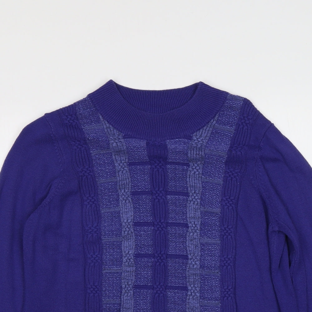 Womens UK Size M Bonmarché Blue Pullover Jumper